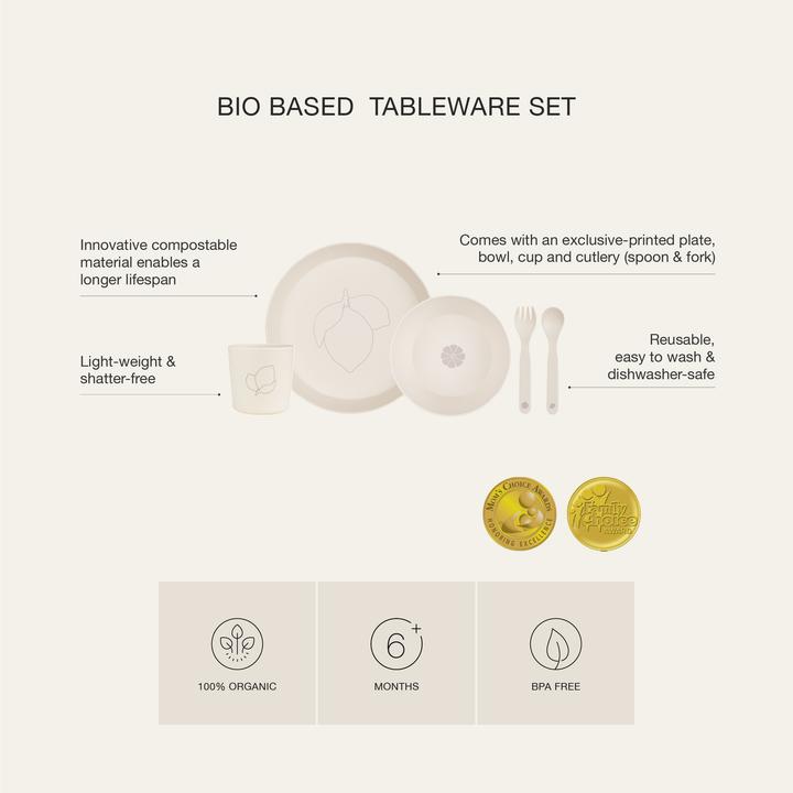 Produktbild Citron Pla Tableware Set Unicorn