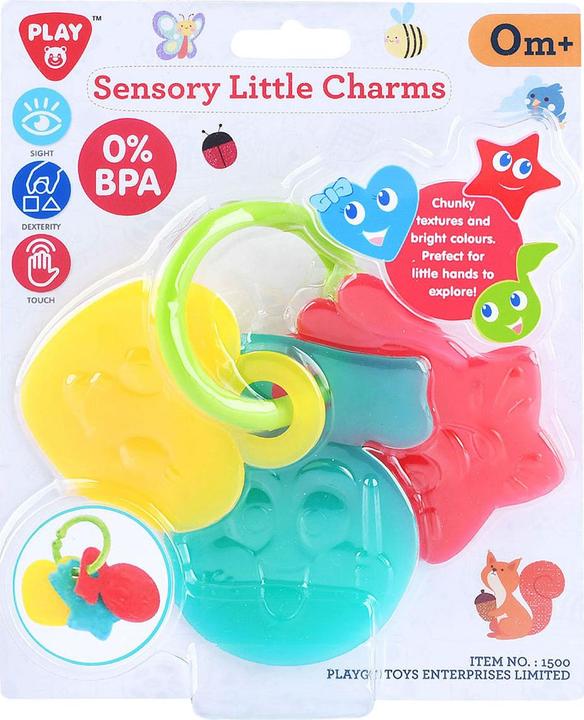 Play Sensory Schlüsselanhänger, 4 Stk.