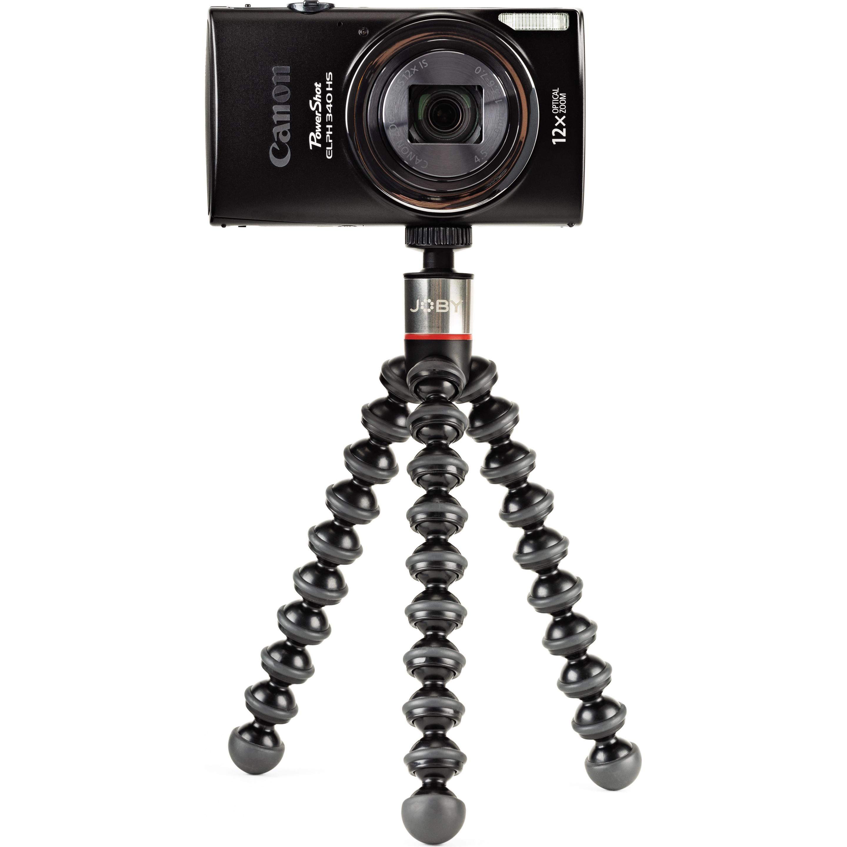 Joby GorillaPod Magnetic 325 (Kunststoff, Metall), Stativ, Schwarz, Rot