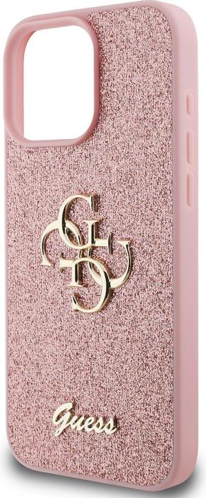 Produktbild Guess GUHCP16XHG4SGP iPhone 16 Pro Max 6,9" różówy/pink HC Fixed Glitter Big 4G (Apple iPhone 16 Pro Max)