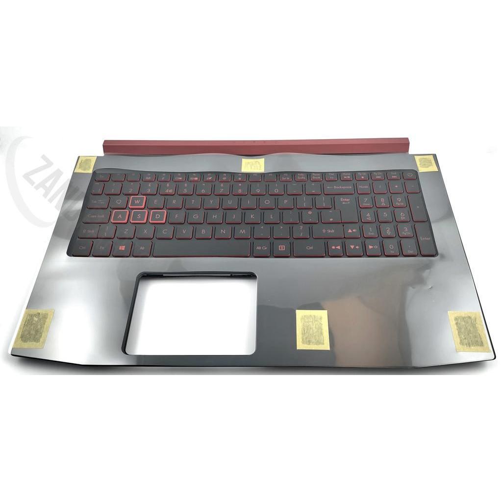Acer AN515-41/AN515-51 Keyboard (UK-ENGLISH) & Upper cover (Black), Notebook Ersatzteile, Schwarz