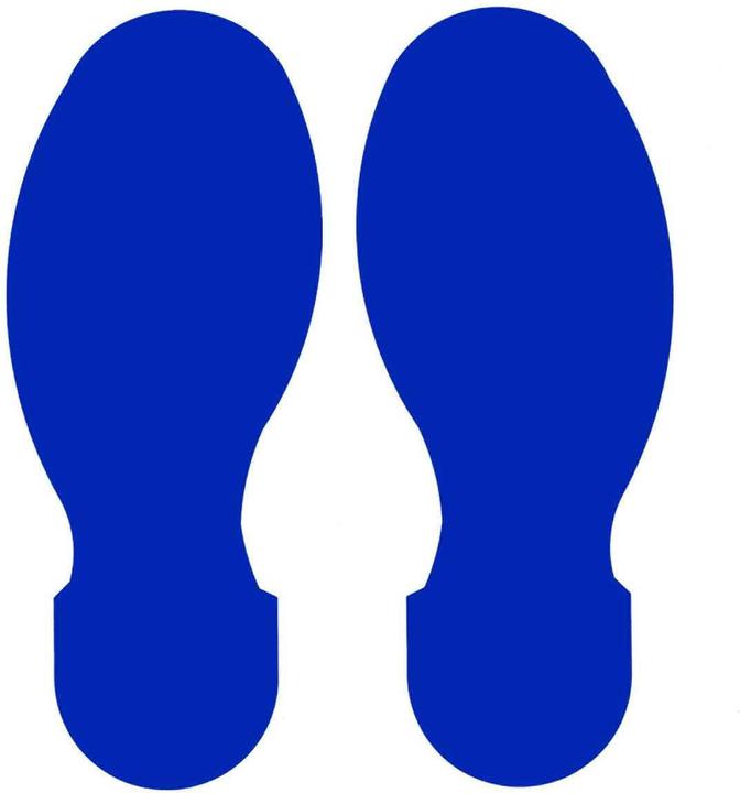 Actual product image Brady ToughStripe footprints