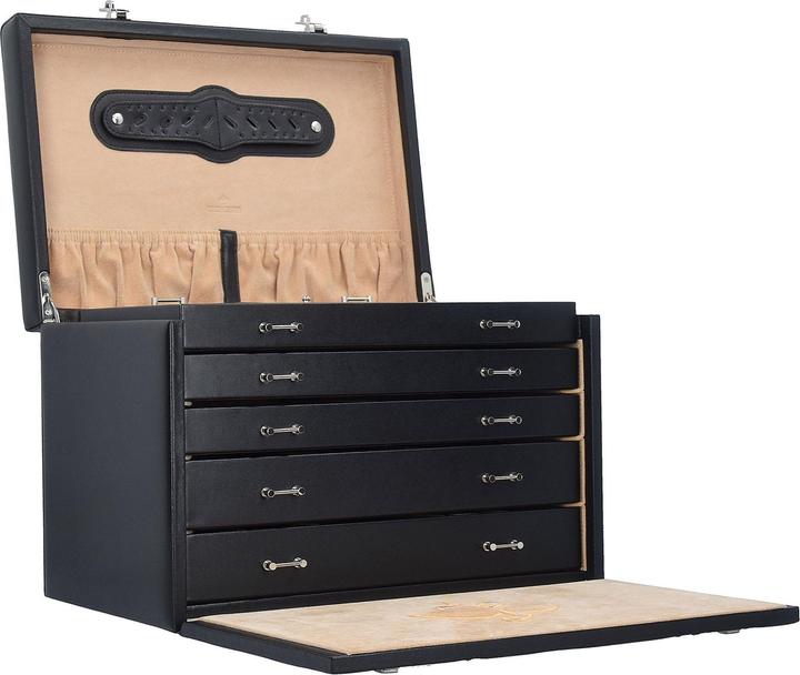 Produktbild Windrose Schmuck- & Uhrenkoffer Ambience 5 - Schwarz