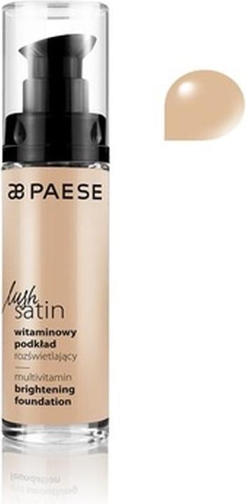 Actual product image Paese Lush Satin Multivitamin Brightening Foundation witaminowy podkład rozświetlający 32 Naturalny (32 Natural)