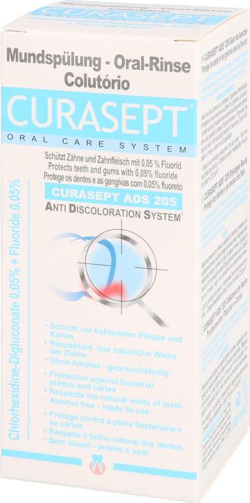 Curasept ADS 205 Mouthwash 0.05 % Fl 200 ml (200 ml, Bains de bouche)