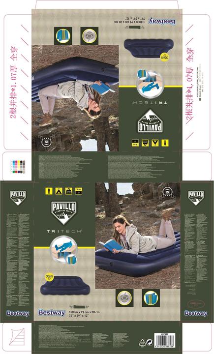 Produktbild Bestway 67680 Luftmatratze Einzelmatratze Unisex
