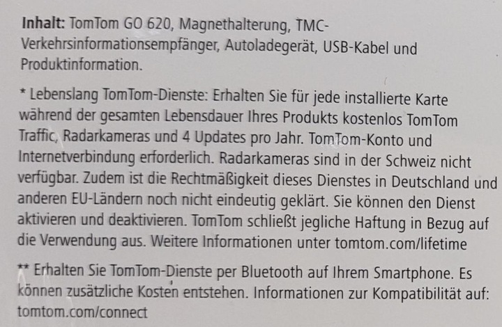 Actual product image TomTom GO 620 World (6")