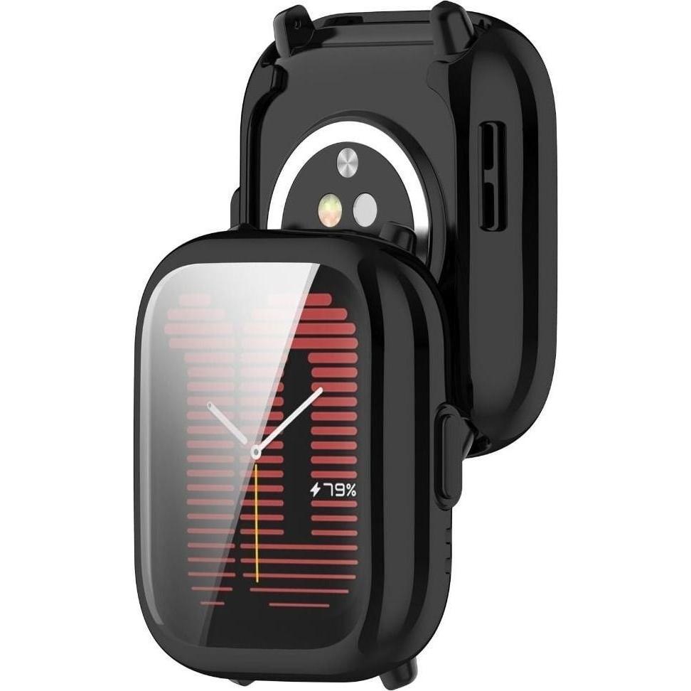 Thumbnail - Strap-it TPU Hülle (Silikon), Uhrenarmband, Schwarz