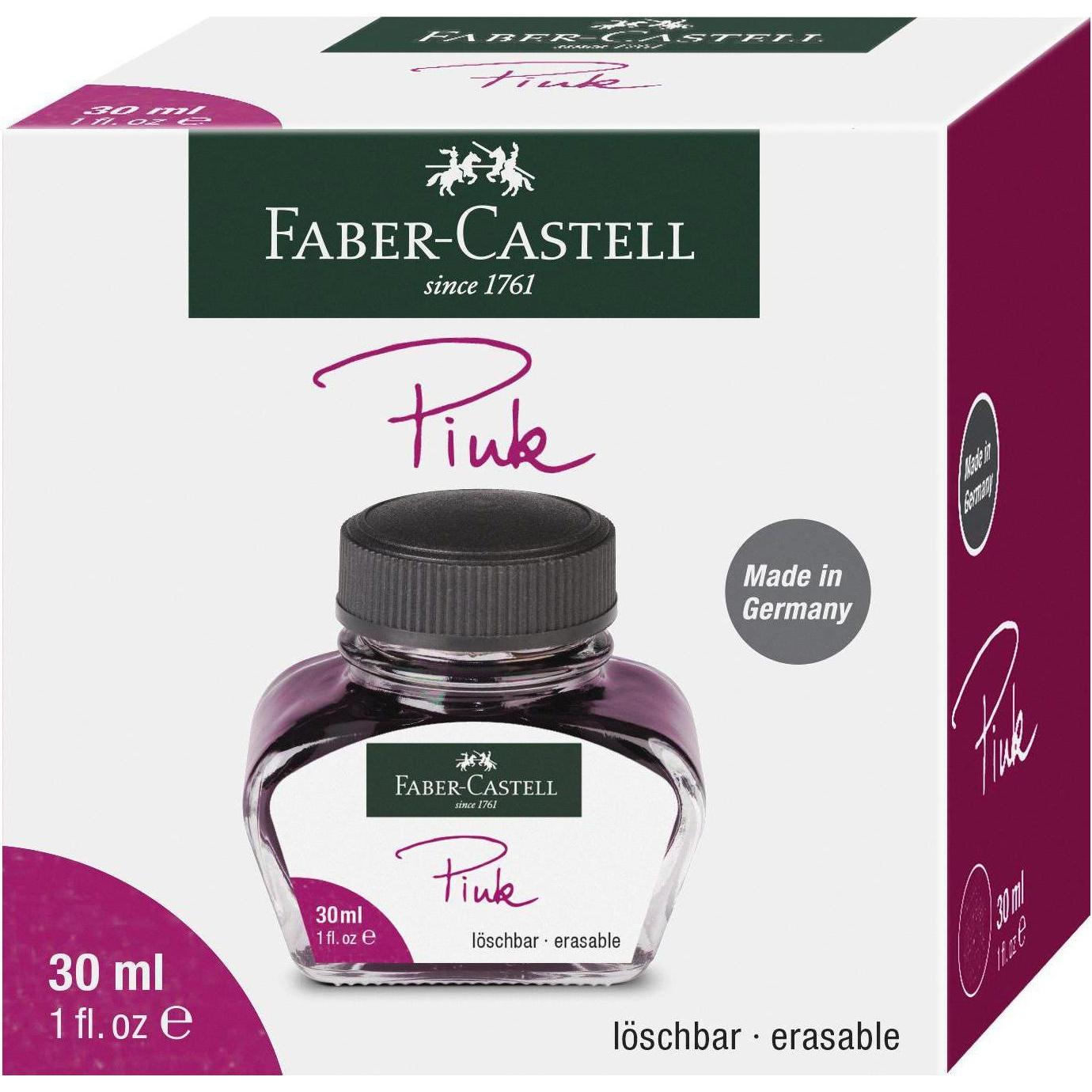 Thumbnail - Faber-Castell, Ersatzpatrone, FABER-CA. Tintenglas 30ml 149856 pink (Füllertinte, Pink)