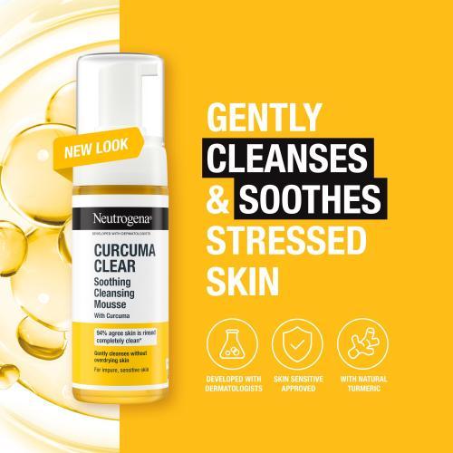 Image du produit Neutrogena Curcuma Clear Mousse nettoyante apaisante (Mousse nettoyante, 150 ml)