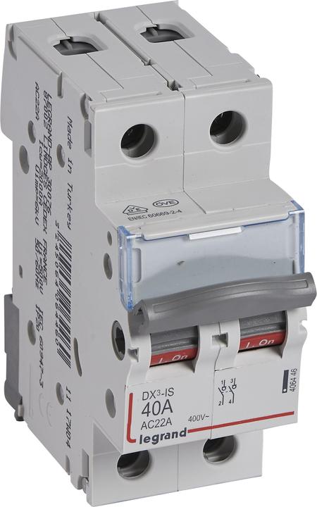Legrand 411846 Interrupteur différentiel DX3-ID 4P 40A B 30MA