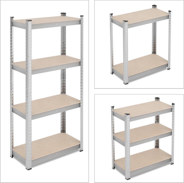 Actual product image Relaxdays heavy duty shelf