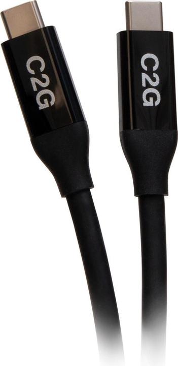 Image du produit C2G 2.5ft 0.8m USB 4.0 40G ABS USB IF Cert (0.80 m, 100 W)