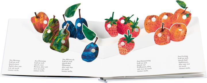 Productafbeelding Die kleine Raupe Nimmersatt - Mein Pop-up Buch (Duits, Eric Carle, 2025)