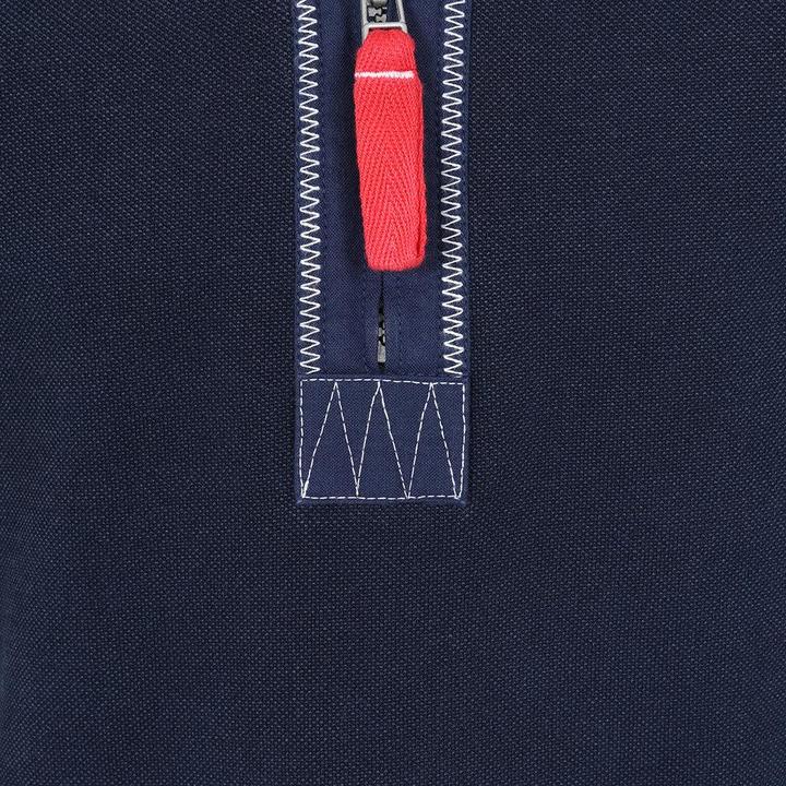 Produktbild Lazy Jacks Sweatshirt Jungen mit kurzem Reissverschluss Piqué (116)