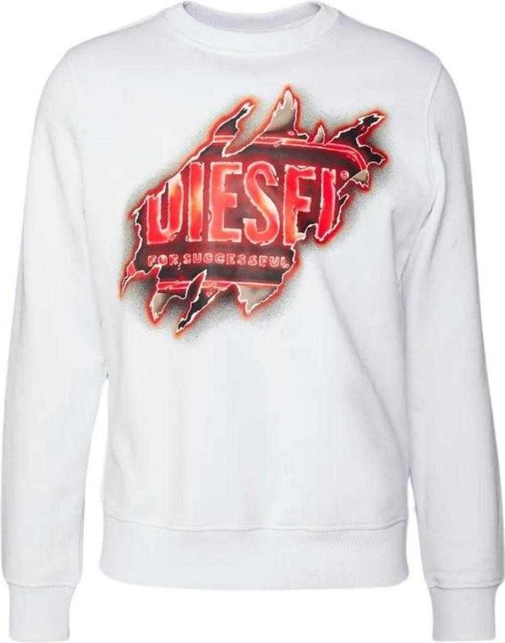 Actual product image Diesel Unisex Adult Peel Effect Logo Sweatshirt (M)