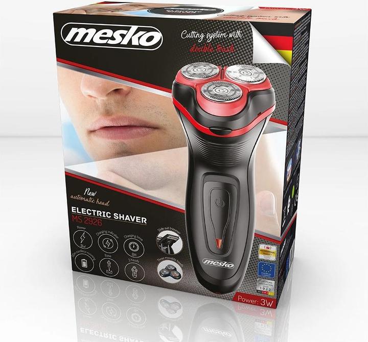 Actual product image Mesko Electric shaver MS 2926 Charging time 8 h, NiMH, number of shaving heads
