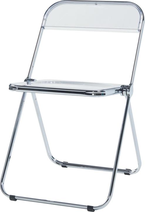 Actual product image En.Casa Klappstuhl Pornainen 4er Set Transparent