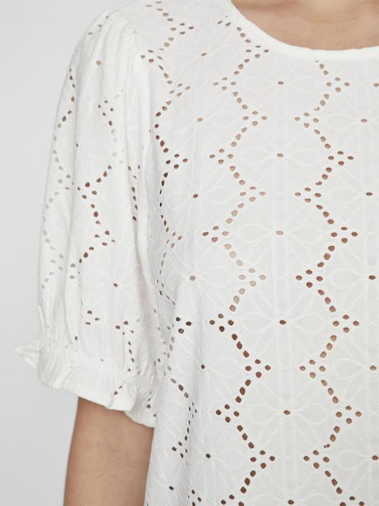 Actual product image Vila Round neck top with short sleeves (XS)