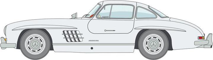 Mercedes-Benz 300 SL Gullwing in scala 1:16