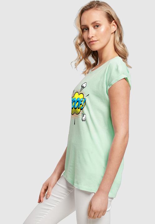 Produktbild Merchcode Ladies POOF Comic Extended Shoulder Tee - 117991 (L)