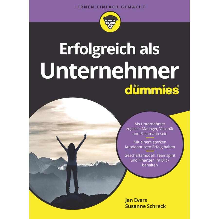 Erfolgreich als Unternehmer für Dummies, Fachbücher von Jan Evers
