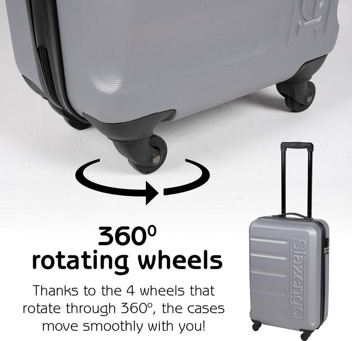 Actual product image Slazenger Trolley Set 18/22/26" ABS 3pcs