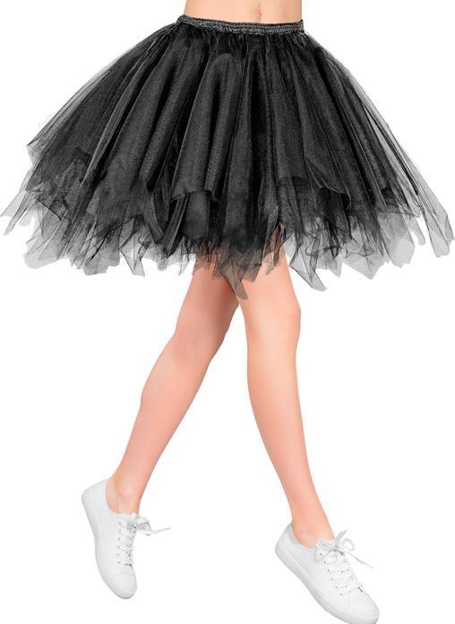Produktbild Widmann Schwarzer Tutu Rock (One Size)