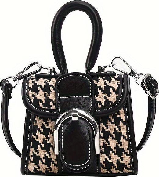 Immagine prodotto Only-Bags.Store Mini borsetta di tendenza con colori a contrasto, borsa crossbody carina e alla moda, cinghie