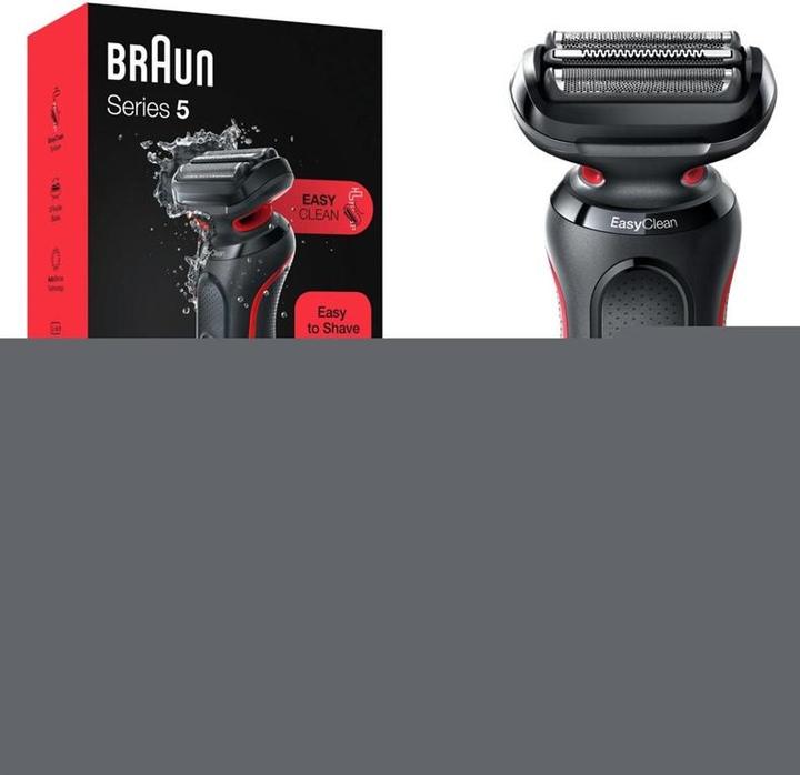 Actual product image Oral-B Braun Series 6 61-R1200s Foil Scraper Trimmer Black, Red