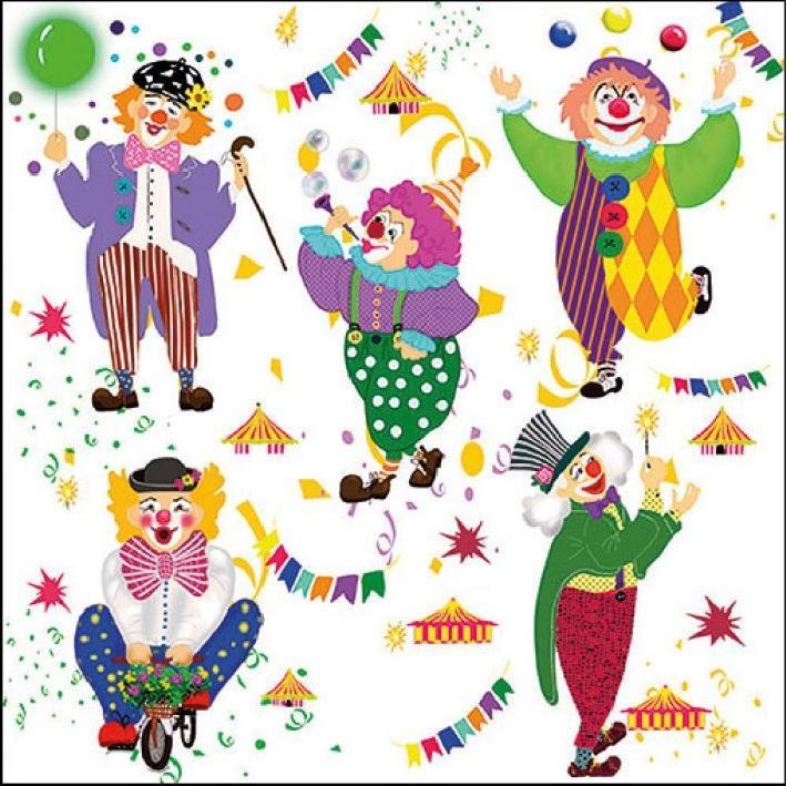 Ambiente Napkin "Carnival" 33 x 33 cm Pack of 20 (20 pcs., 33 x 33 cm)