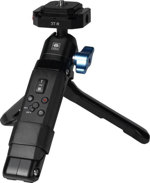 Sirui 3T-R Mini/ Tischstativ mit Bloothooth Fernbedienung Schwarz Alu (Metall)