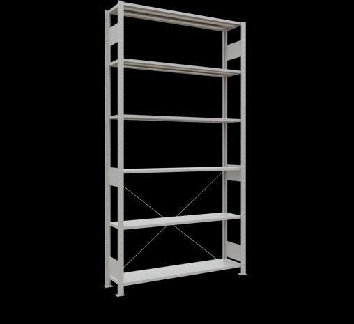 Actual product image Schulte Lagertechnik MULTIplus150 basic racking system with cross braces