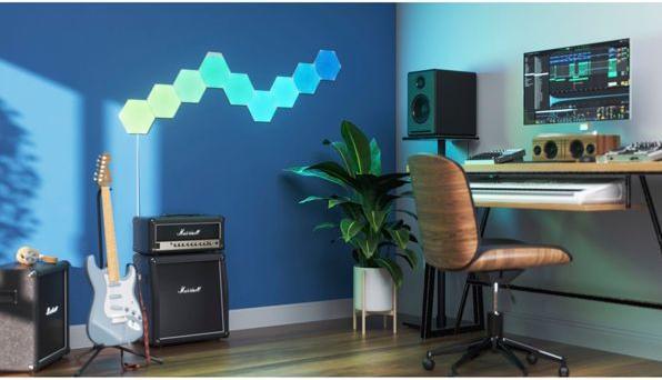 Actual product image Nanoleaf Shapes Hexagon Starter Kit (9x) (100 lm)