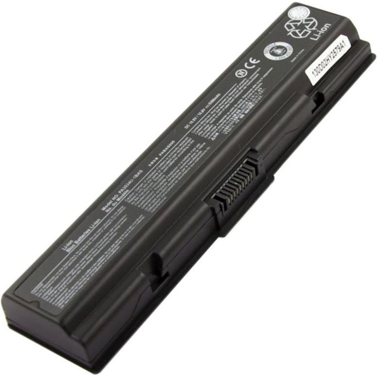 Thumbnail - AccuCell Akku passend für Toshiba Satellite A200, A300, L200, Notebook Akku, Schwarz