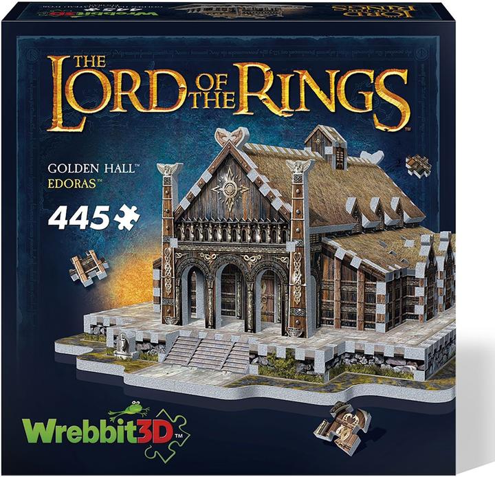 Immagine prodotto Wrebbit 3D Sala d'Oro Edoras 445 pezzi. Puzzle 3D (445 pezzi)