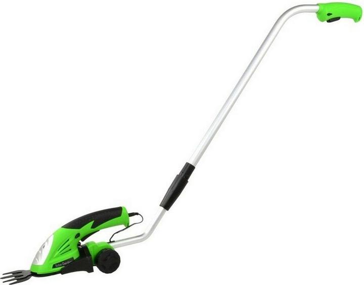 GEKO Grass and hedge trimmer with telescopic handle, 7.2 V, cordless (Cordless hedgecutters)