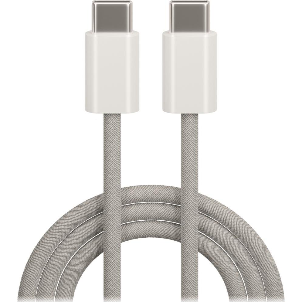 Maxlife MXUC-06 Kabel USB-C - USB-C 1,0 m 20W grau nylon (1 m, USB 3.2 Gen 2), USB Kabel