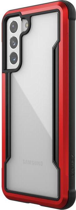 Actual product image Puro DĖKLAS X-Doria Raptic Shield aluminiowe Samsung Galaxy S21 (Antimicrobial protection) (Raudona) (Samsung Galaxy S21+)