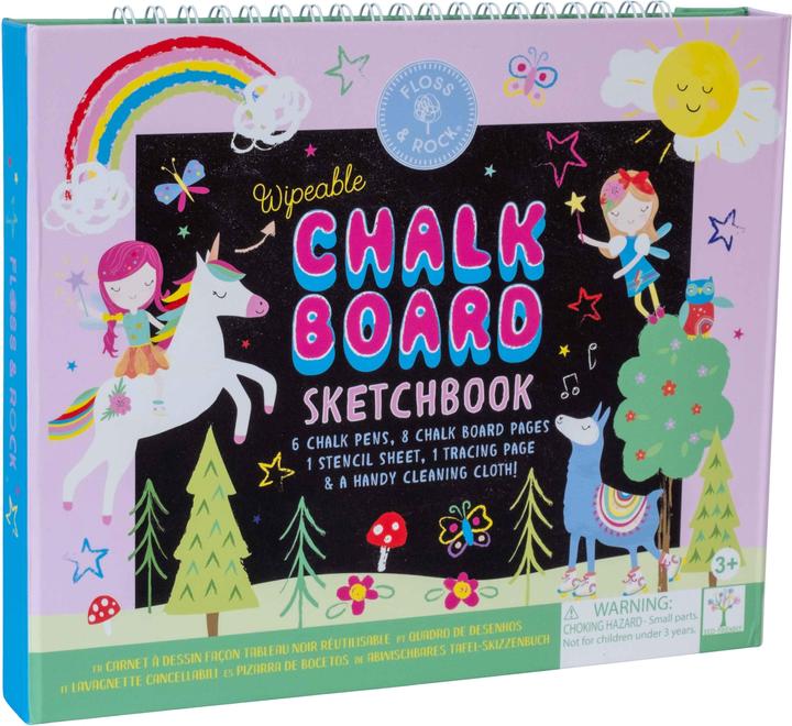 Actual product image ‎Floss & Rock FLOSS & ROCK Rainbow Fairy Chalkboard Sketchbook - 47P5965