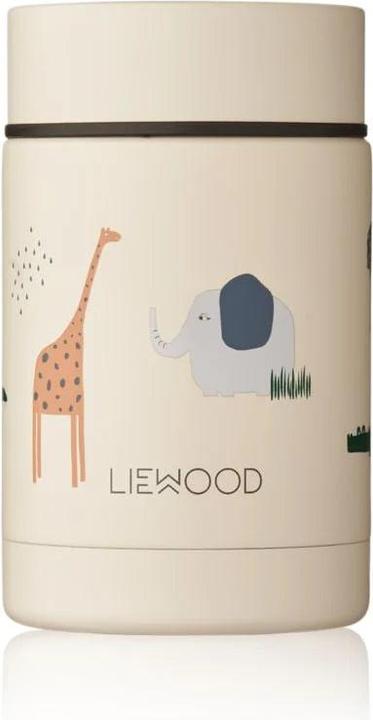 Liewood Thermo Snackbox Nadja Edelstahl Safari Sandy Mix