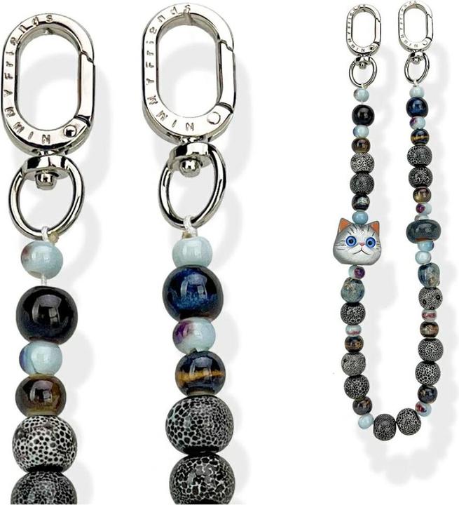 Produktbild Nimmy Bag charm handstrap New Big Eye Cute Pets 2.0 grey