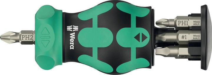 Actual product image Wera KK Stubby Magazin RA 4 (Port, Phillipps cross recess (PH), T-section)