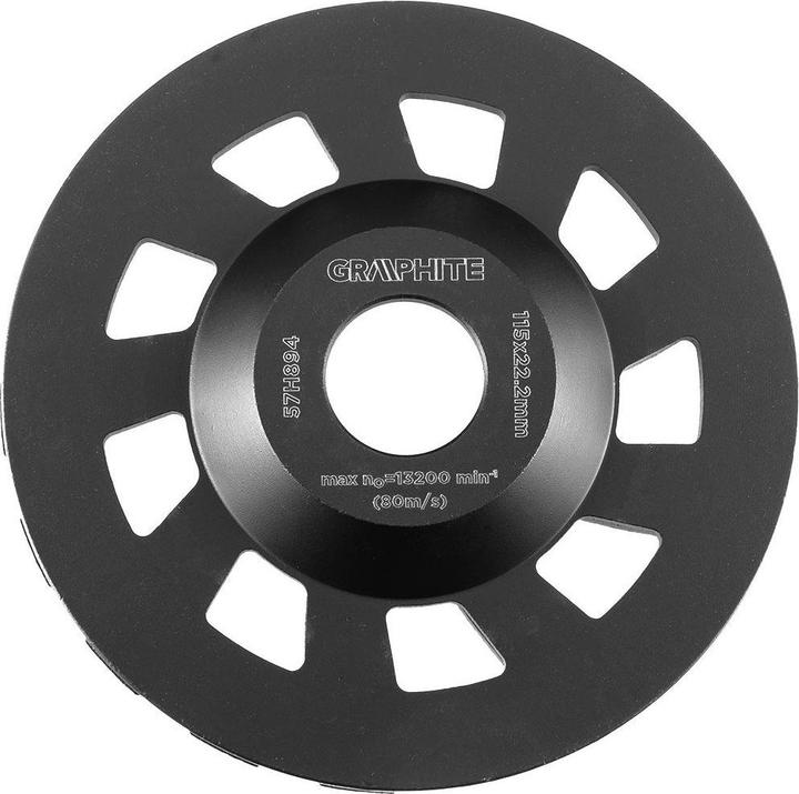 Actual product image Graphite diamond wheel (diamond grinding wheel 115 x 22.2 x 5 mm, C segment)
