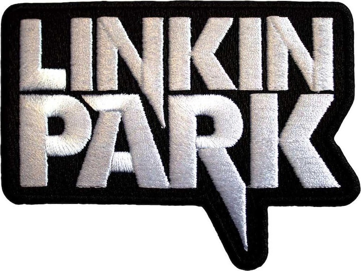 Actual product image Linkin Park Woven Logo Iron On Patch