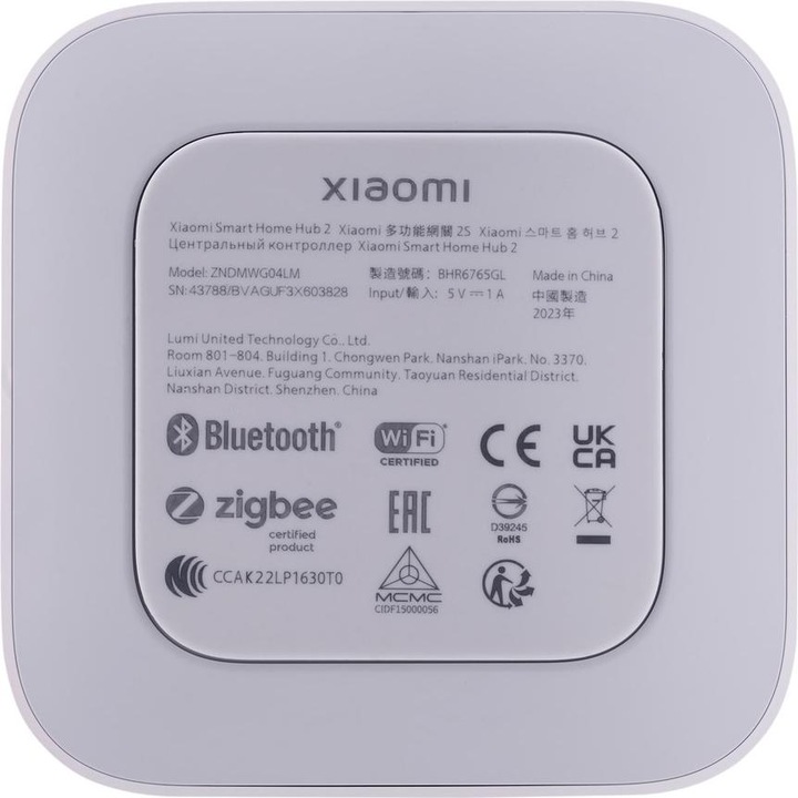 Actual product image Xiaomi Smart Home Hub 2