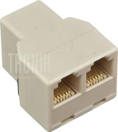 Immagine prodotto Wirewin Adattatore telefonico da presa RJ-45 a 2x RJ-45
