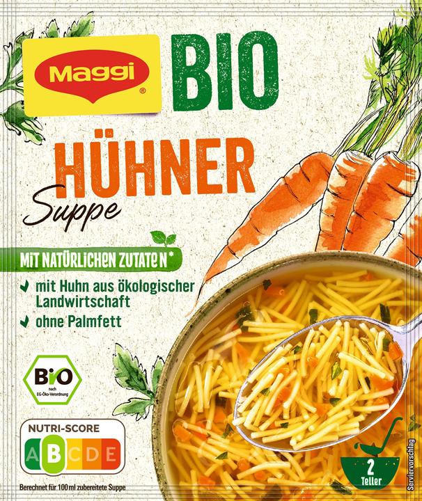 Produktbild Maggi Hühner Suppe Bio, ergibt 500 ml (500 ml)