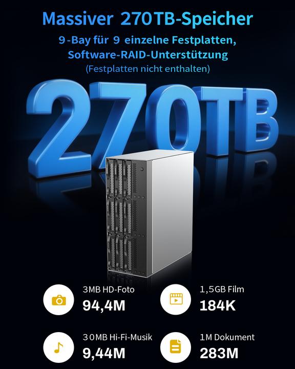 Actual product image Terramaster RACKMOUNT USB 3.2 GEN2