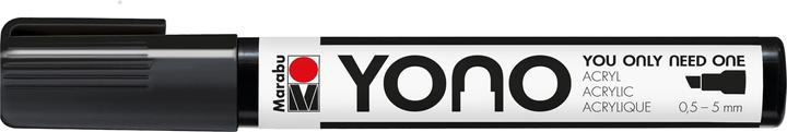 Actual product image Marabu Acrylic Marker YONO 0.5 - 5 mm Black (Black, 5 mm, 1 x)